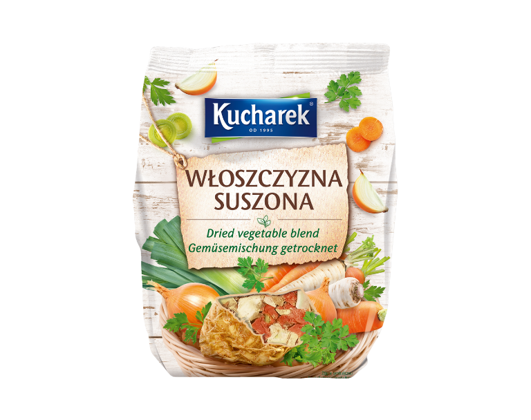 Dried soup vegetables