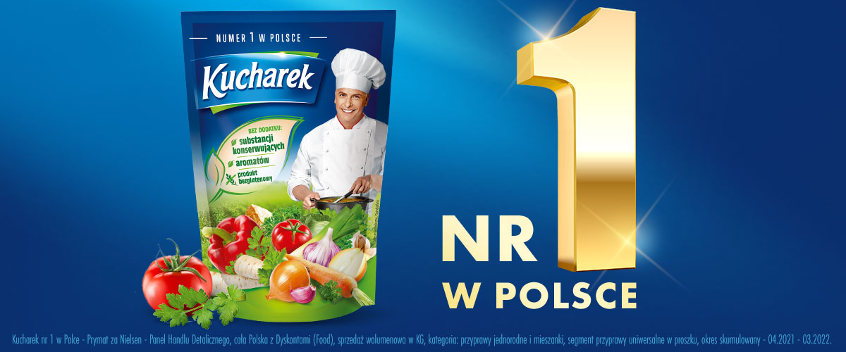 Kucharek najpopularniejszą przyprawą uniwersalną w Polsce!