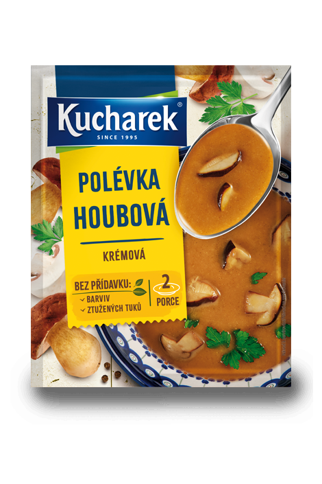 Houbová polévka krémová