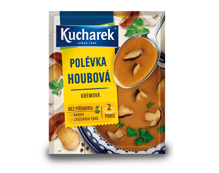 Houbová polévka krémová