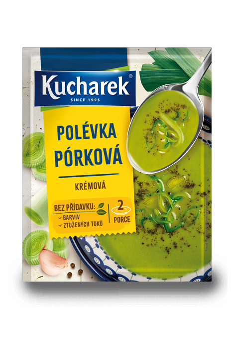 Pórková polévka krémová