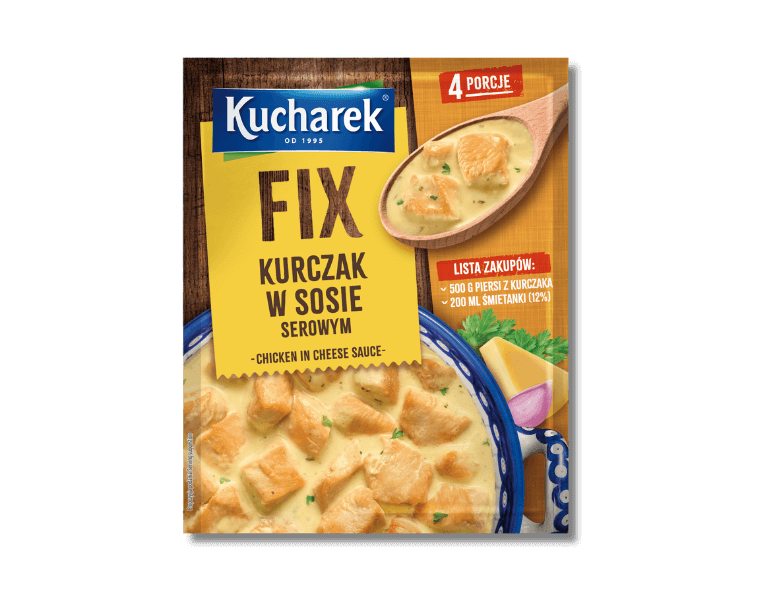 Kurczak w sosie serowym