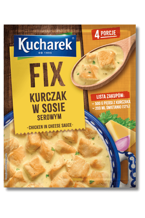 Kurczak w sosie serowym