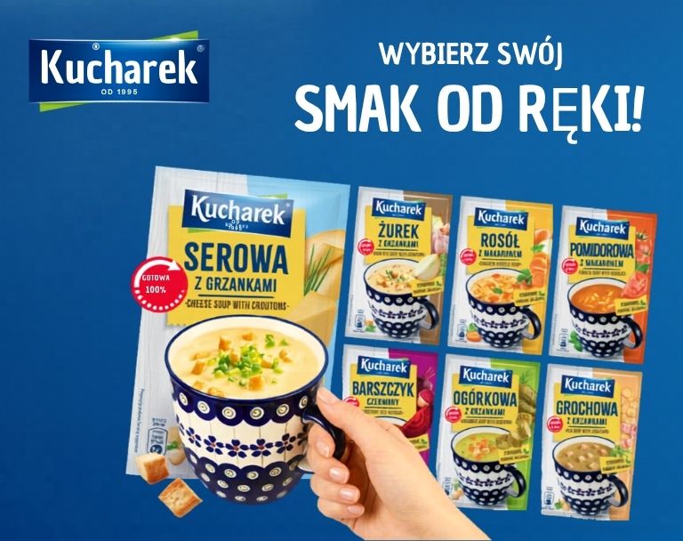NOWOŚĆ: Zupki jednoporcjowe Kucharek – ciepło, smacznie, na już!