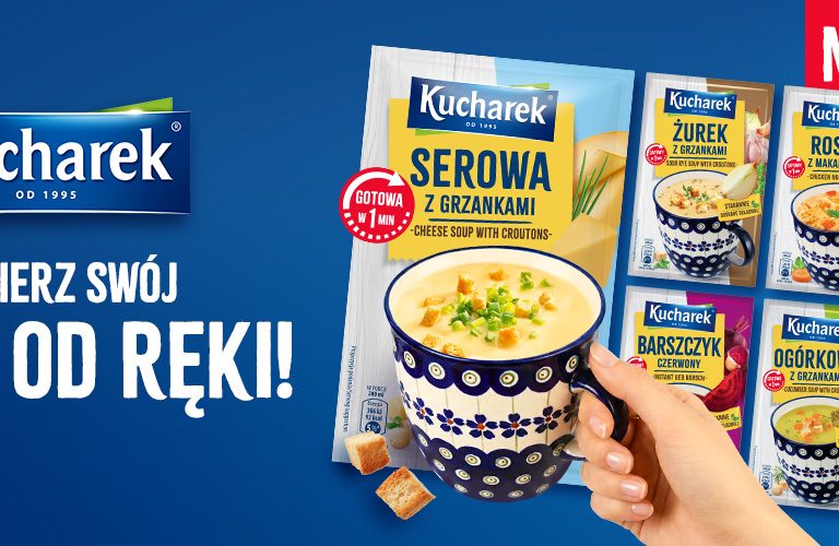 NOWOŚĆ: Zupki jednoporcjowe Kucharek – ciepło, smacznie, na już!