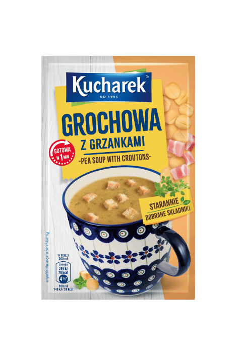 Grochowa z grzankami