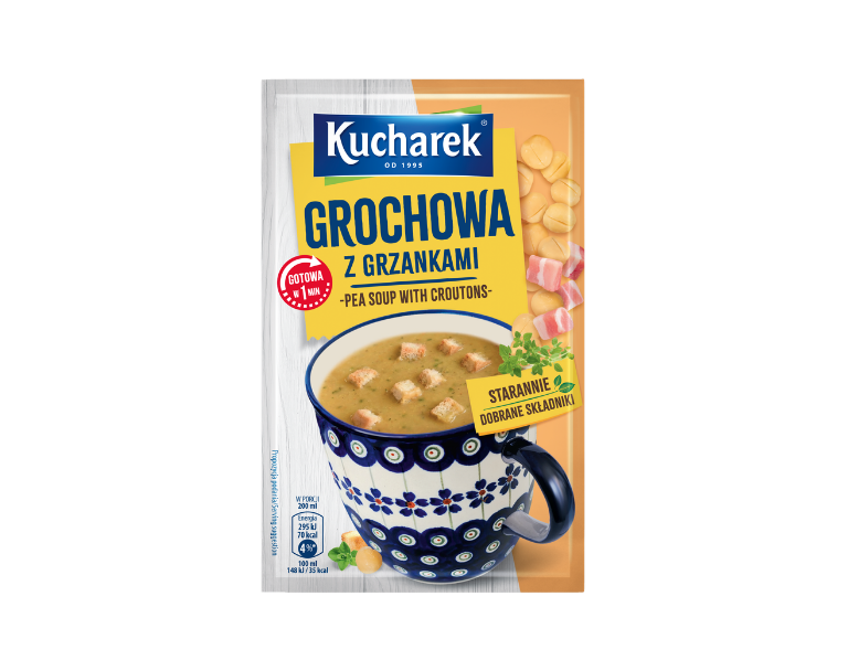 Grochowa z grzankami