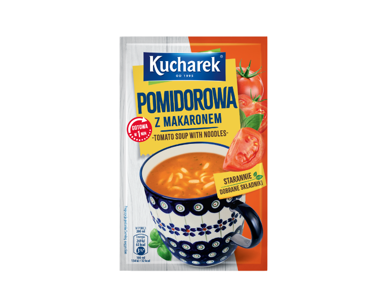 Pomidorowa z makaronem