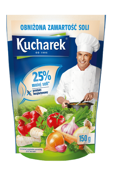 Kucharek with 25% less salt