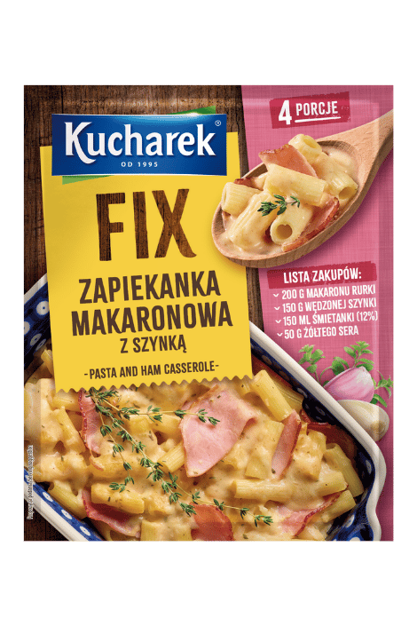 Pasta and Ham Casserole