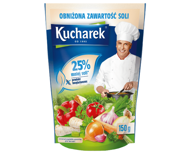 Kucharek with 25% less salt